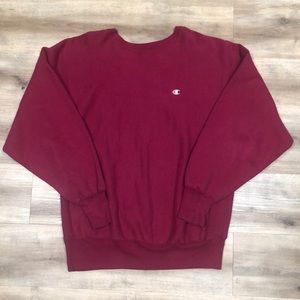 CHAMPION VINTAGE 90s MAGENTA REVERSE WEAVE XL RARE